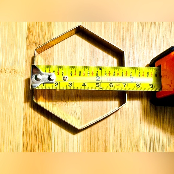 Hexagon Gold Cookie Cutter Bracelet Bangle Fashion Jewelry Stacking See Photo - Picture 1 of 1